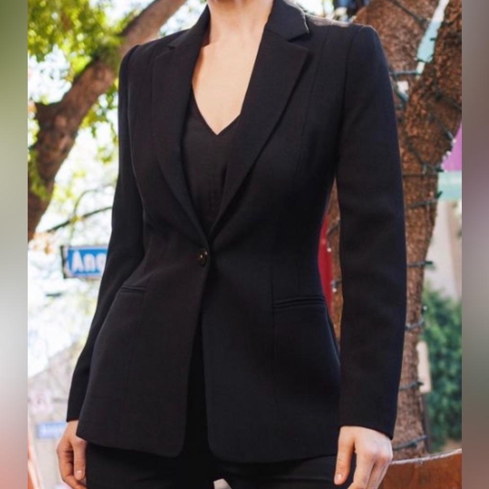 MNG by Mango structured blazer XS black